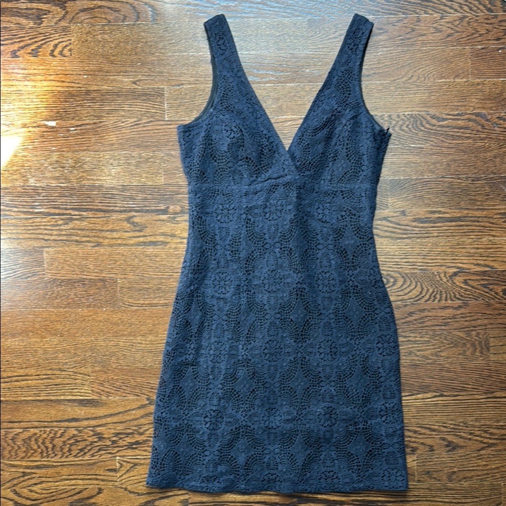 Club Monaco Elegant Navy Lace Dress - size 4